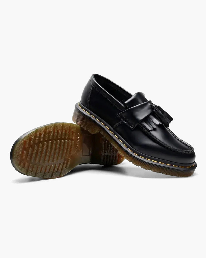 V Leather Loafers